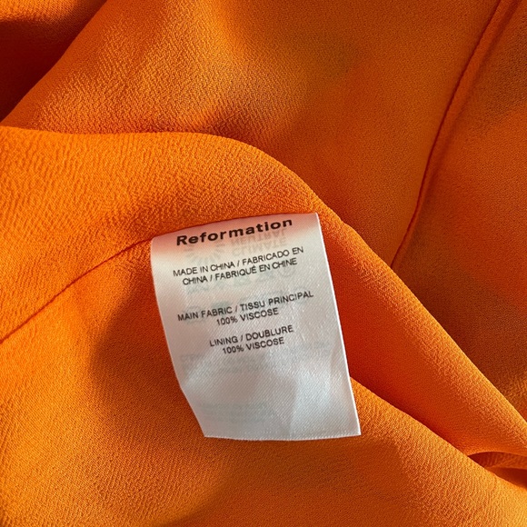 NWT Reformation Besse Dress in Electra size 4 - Picture 7 of 10